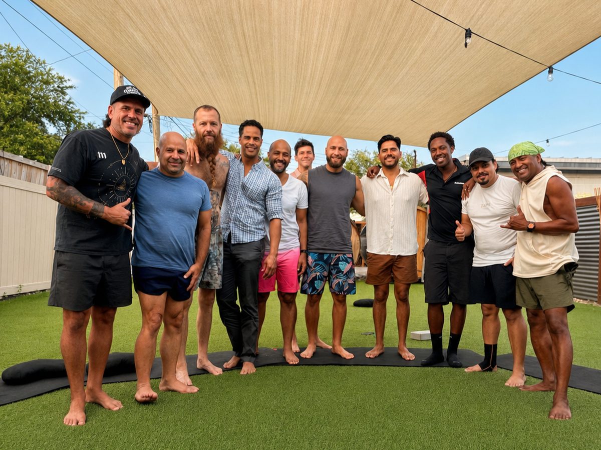 Mystical Men gathering at Plunsana in St. Petersburg, FL